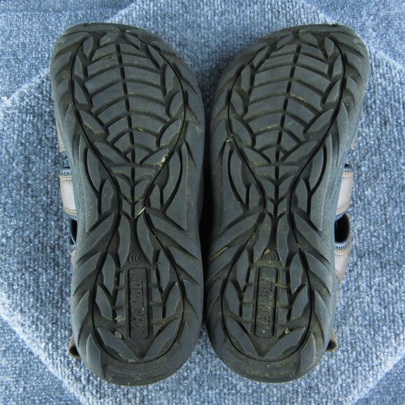 Khombu Travis Men Fisherman Sandals Size 10 Medium Brown Synthetic Drawstring - Picture 8 of 10